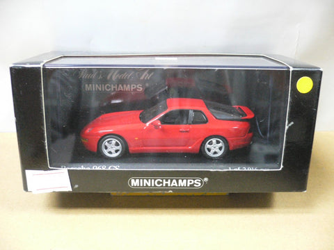 MINICHAMPS 1/43 PORSCHE 968 CS 1993 RED (400 062321) (05019) (PIU126)