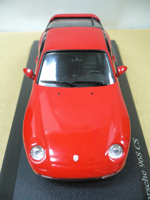 MINICHAMPS 1/43 PORSCHE 968 CS 1993 RED (400 062321) (05019) (PIU126)