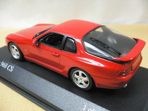 MINICHAMPS 1/43 PORSCHE 968 CS 1993 RED (400 062321) (05019) (PIU126)