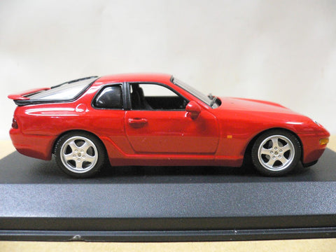MINICHAMPS 1/43 PORSCHE 968 CS 1993 RED (400 062321) (05019) (PIU126)