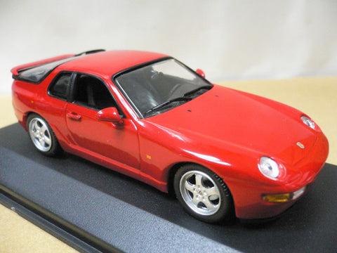 MINICHAMPS 1/43 PORSCHE 968 CS 1993 RED (400 062321) (05019) (PIU126)