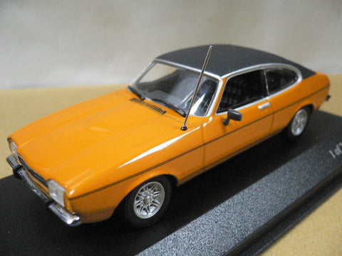 MINICHAMPS 1/43 FORD CAPRI II 1974-77 ORANGE (400 081201) (04254) (PIU126)