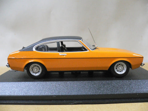 MINICHAMPS 1/43 FORD CAPRI II 1974-77 ORANGE (400 081201) (04254) (PIU126)