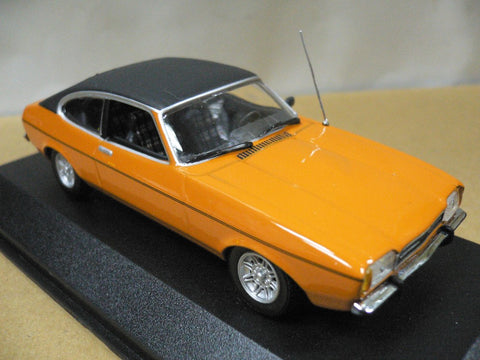 MINICHAMPS 1/43 FORD CAPRI II 1974-77 ORANGE (400 081201) (04254) (PIU126)