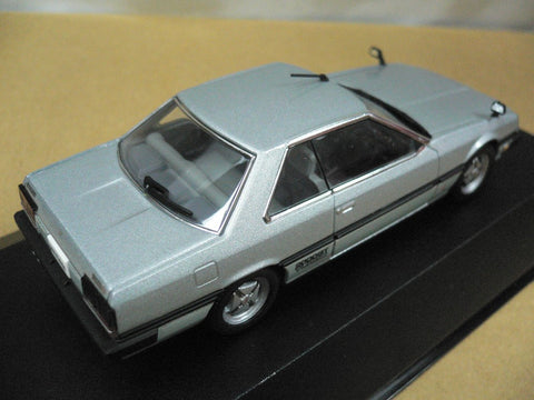 DISM 1/43 NISSAN SKYLINE HT 2000 TURBO GT-E.S 1981 SILVER KHR30 (07666) (JPA212)