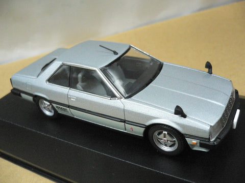 DISM 1/43 NISSAN SKYLINE HT 2000 TURBO GT-E.S 1981 SILVER KHR30 (07666) (JPA212)