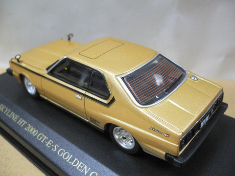 DISM 1/43 NISSAN SKYLINE HT 2000 GT-E.S 1980 GOLDEN KHGC211 (07864) (PIU120)