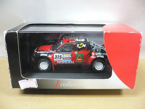 JCOLLECTION 1/43 NISSAN NAVARA PICK UP PARIS DAKAR 2005 RED #315 (MNP210) (01001) (PIU75)