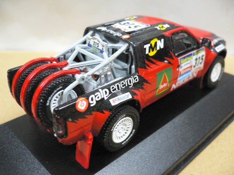 JCOLLECTION 1/43 NISSAN NAVARA PICK UP PARIS DAKAR 2005 RED #315 (MNP210) (01001) (PIU75)