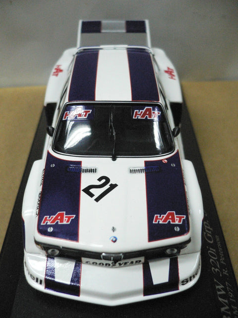 MINICHAMPS 1/43 BMW 320i Grp.5 R.PETERSON DRM 1977 #21 (400 772321) (07184) (PIU131)