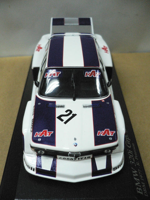 MINICHAMPS 1/43 BMW 320i Grp.5 R.PETERSON DRM 1977 #21 (400 772321) (07184) (PIU131)