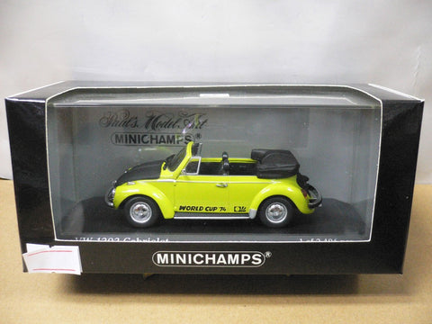 MINICHAMPS 1/43 VW 1303 CABRIOLET 1974 GREEN (430 055141) (07292) (PIU120)