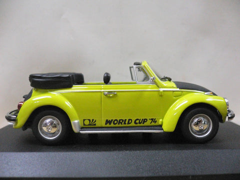 MINICHAMPS 1/43 VW 1303 CABRIOLET 1974 GREEN (430 055141) (07292) (PIU120)