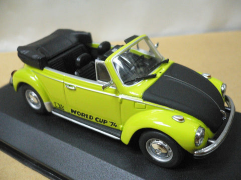 MINICHAMPS 1/43 VW 1303 CABRIOLET 1974 GREEN (430 055141) (07292) (PIU120)