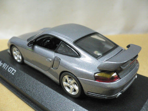MINICHAMPS 1/43 PORSCHE 911 GT2 2001 GREY (430 060122) (05049) (PIU105)