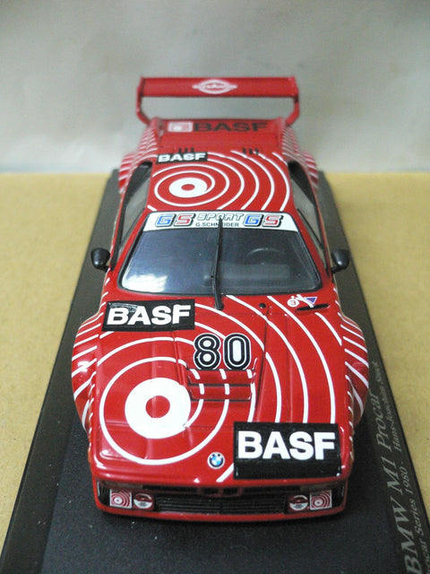 MINICHAMPS 1/43 BMW M1 PROCAR GS TEAM BASF H.J. STUCK 1980 #80 (430 802590) (04664) (PIU101)