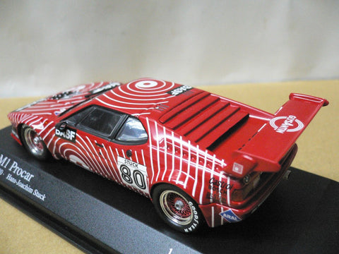 MINICHAMPS 1/43 BMW M1 PROCAR GS TEAM BASF H.J. STUCK 1980 #80 (430 802590) (04664) (PIU101)