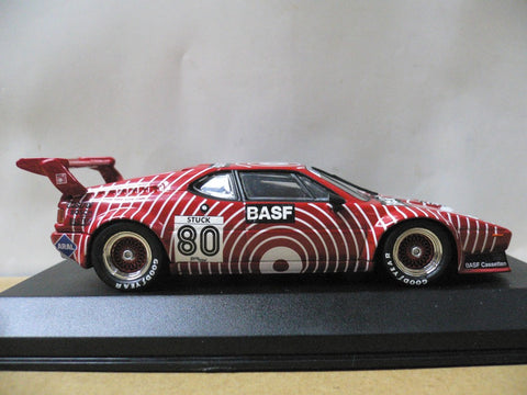 MINICHAMPS 1/43 BMW M1 PROCAR GS TEAM BASF H.J. STUCK 1980 #80 (430 802590) (04664) (PIU101)