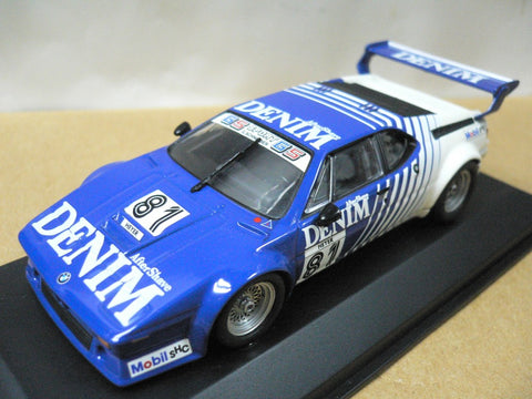 MINICHAMPS 1/43 BMW M1 DENIM H.HEYER #81 (430 802581) (01812) (WKG)