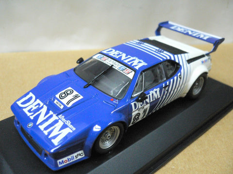 MINICHAMPS 1/43 BMW M1 DENIM H.HEYER #81 (430 802581) (01812) (WKG)