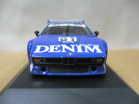 MINICHAMPS 1/43 BMW M1 DENIM H.HEYER #81 (430 802581) (01812) (WKG)