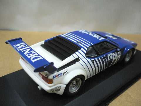 MINICHAMPS 1/43 BMW M1 DENIM H.HEYER #81 (430 802581) (01812) (WKG)