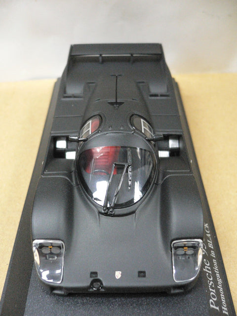 MINICHAMPS KYOSHO 1/43 PORSCHE 956L HOMOLOGATION IN BLACK (422 826593) (08059) (PIU104)