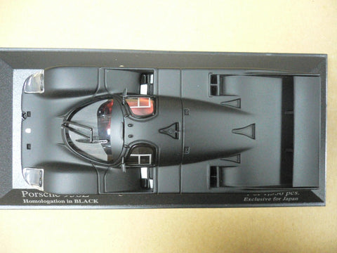 MINICHAMPS KYOSHO 1/43 PORSCHE 956L HOMOLOGATION IN BLACK (422 826593) (08059) (PIU104)