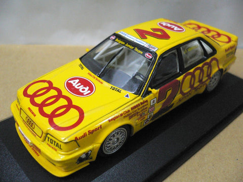 MINICHAMPS 1/43 AUDI V8 QUATTRO EVO BELGIAN PROCAR 1993 HEMROULLE #2 (MIN 931121) (00292) (WKG)