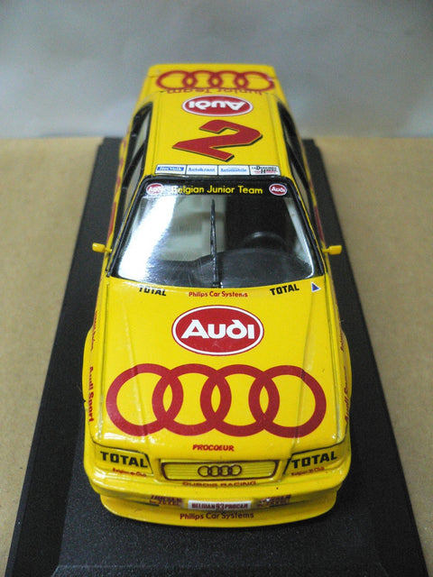 MINICHAMPS 1/43 AUDI V8 QUATTRO EVO BELGIAN PROCAR 1993 HEMROULLE #2 (MIN 931121) (00292) (WKG)