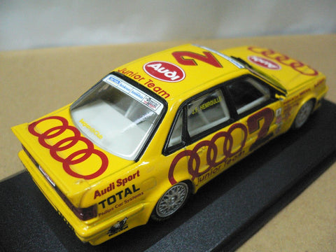 MINICHAMPS 1/43 AUDI V8 QUATTRO EVO BELGIAN PROCAR 1993 HEMROULLE #2 (MIN 931121) (00292) (WKG)