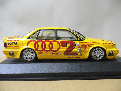 MINICHAMPS 1/43 AUDI V8 QUATTRO EVO BELGIAN PROCAR 1993 HEMROULLE #2 (MIN 931121) (00292) (WKG)