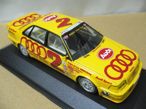 MINICHAMPS 1/43 AUDI V8 QUATTRO EVO BELGIAN PROCAR 1993 HEMROULLE #2 (MIN 931121) (00292) (WKG)