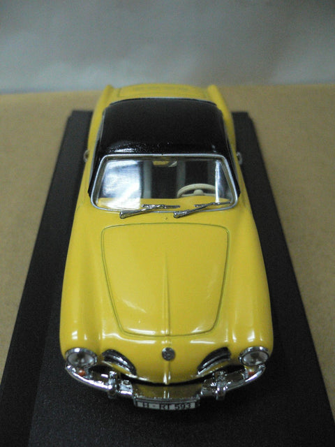 MINICHAMPS 1/43 KARMANN GHIA COUPE 1955-1959 YELLOW BLACK (MIN 005004) (00141) (WKG)
