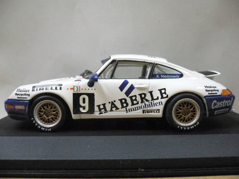 MINICHAMPS 1/43 PORSCHE 993 ADAC GT CUP 1994 K.NIEDZWIEDZ #9 (430 946109) (01065) (WKG)