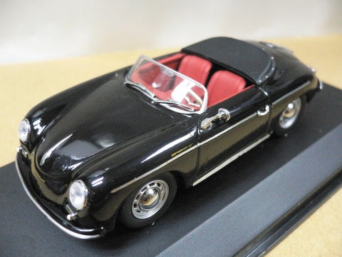 MINICHAMPS 1/43 PORSCHE 356 A SPEEDSTER 1956 BLACK (430 065530) (02133) (WKG)