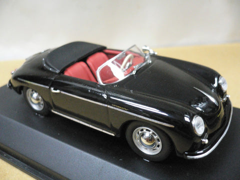 MINICHAMPS 1/43 PORSCHE 356 A SPEEDSTER 1956 BLACK (430 065530) (02133) (WKG)