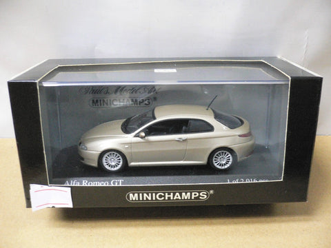 MINICHAMPS 1/43 ALFA ROMEO GT 2003 CHAMPAGNE METALLIC (400 120325) (06117) (PIU50)