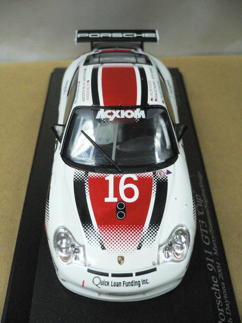 MINICHAMPS 1/43 PORSCHE 911 GT3 24h DAYTONA 2004 MURRY STANTON SUGDEN DODGE #16 (400 046216) (05905) (PIU120)