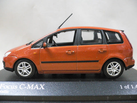 MINICHAMPS 1/43 FORD FOCUS C-MAX 2003 ORANGE METALLIC (400 083000) (05238) (PIU150)