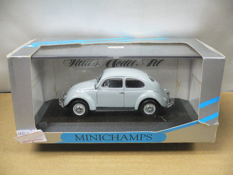 MINICHAMPS 1/43 VW KAFER OVALFENSTER 1953-1957 GRAU (430 052101) (00479) (BUY)