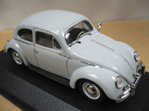 MINICHAMPS 1/43 VW KAFER OVALFENSTER 1953-1957 GRAU (430 052101) (00479) (BUY)