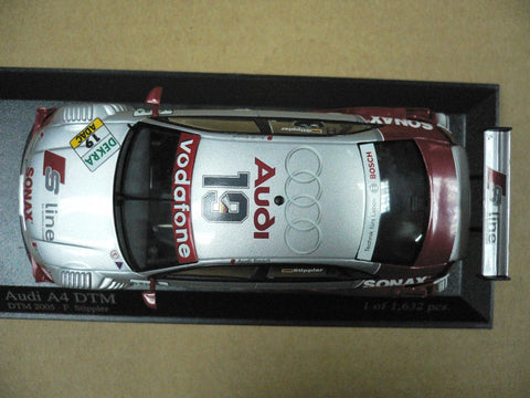 MINICHAMPS 1/43 AUDI A4 DTM 2005 AUDI SPORT TEAM JOEST F.STIPPER #19 (400 051419) (06582) (PIU120)
