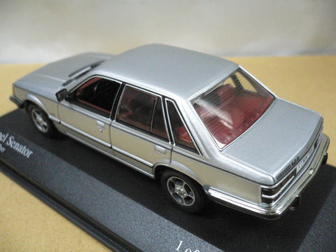 MINICHAMPS 1/43 OPEL SENATOR 1980 SILVER (400 045101) (06729) (PIU103)