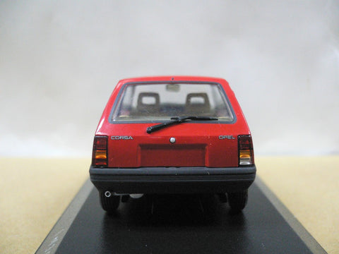 MINICHAMPS 1/43 OPEL CORSA 1983 RED (400 045000) (06289) (PIU96)