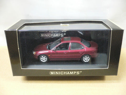 MINICHAMPS 1/43 FORD MONDEO 4 DOOR SALOON 1997 RED (430 086301) (02582) (PIU100)