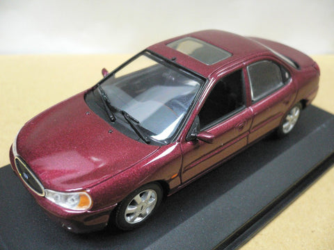 MINICHAMPS 1/43 FORD MONDEO 4 DOOR SALOON 1997 RED (430 086301) (02582) (PIU100)