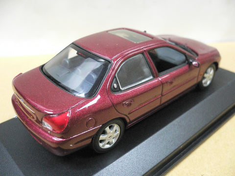 MINICHAMPS 1/43 FORD MONDEO 4 DOOR SALOON 1997 RED (430 086301) (02582) (PIU100)