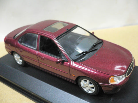 MINICHAMPS 1/43 FORD MONDEO 4 DOOR SALOON 1997 RED (430 086301) (02582) (PIU100)