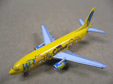 HERPA WINGS 1/500 WESTERN PACIFIC AIRLINES &quot;THE SIMPSONS&quot; BOEING 737-300 (500470) (BUY)